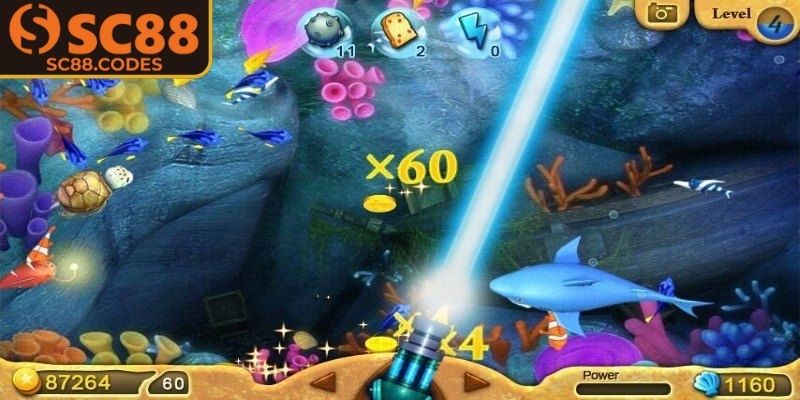 Nhị Gia Bắn Cá SC88 – Chinh Phục Đại Dương Cực Thú Vị 2 Tìm hiểu các loại vũ khí săn mồi